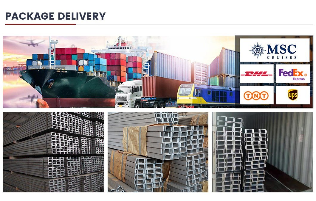 Preferential Supply Hot Rolled S235jr S355jr St52 50*37*4.5 Channel Steel with Grade Carbon Mild Structural Steel U Channel for Project Material