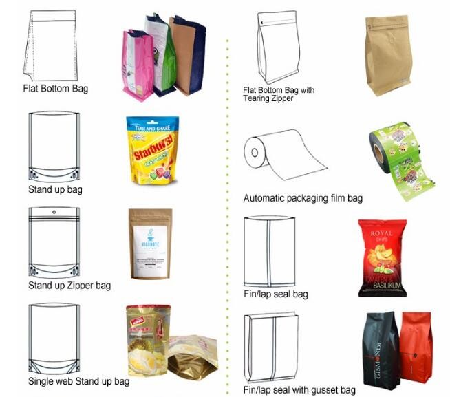 customized printing stand up pouch foil lined natural kraft paper bags 16oz with valve