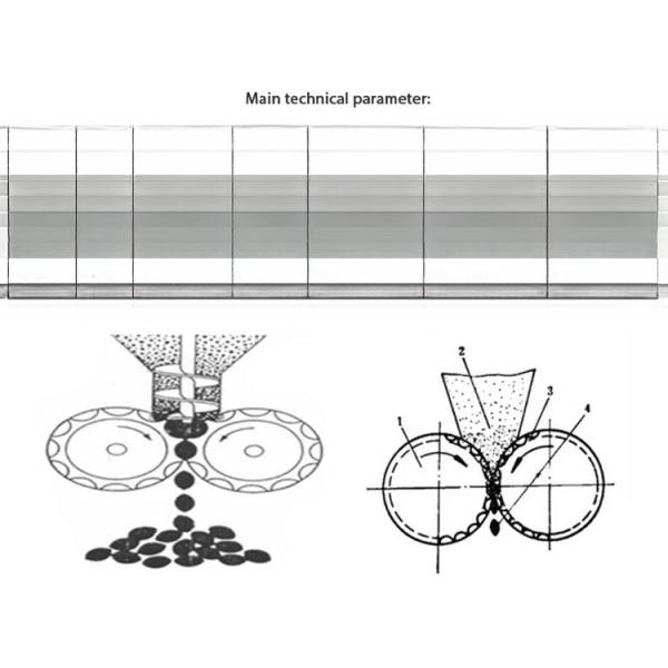 Roller Type Small Ball Press Machine for Coal Charcoal Coke Carbon Lack Iron Briquettes