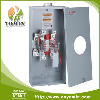 YOMIN 125A Single Phase Square Meter Socket