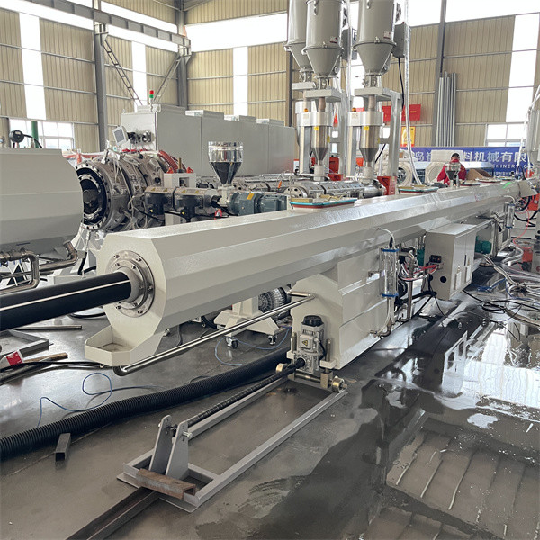 Super Cooling High Speed Multi Layer HDPE / PE Pipe Extrusion Line For Water Fuel Gas Supply Tube