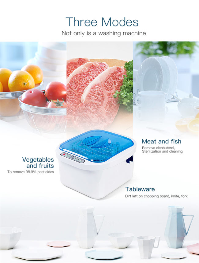 Home Use Large Ultrasonic Fruit And Vegetable Washer Home Appliance Sonicator