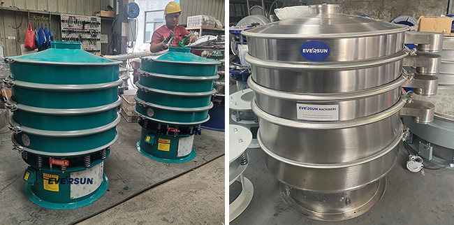 High Capacity Powder Separation Powder Sifter Machine With 1-5 Layers