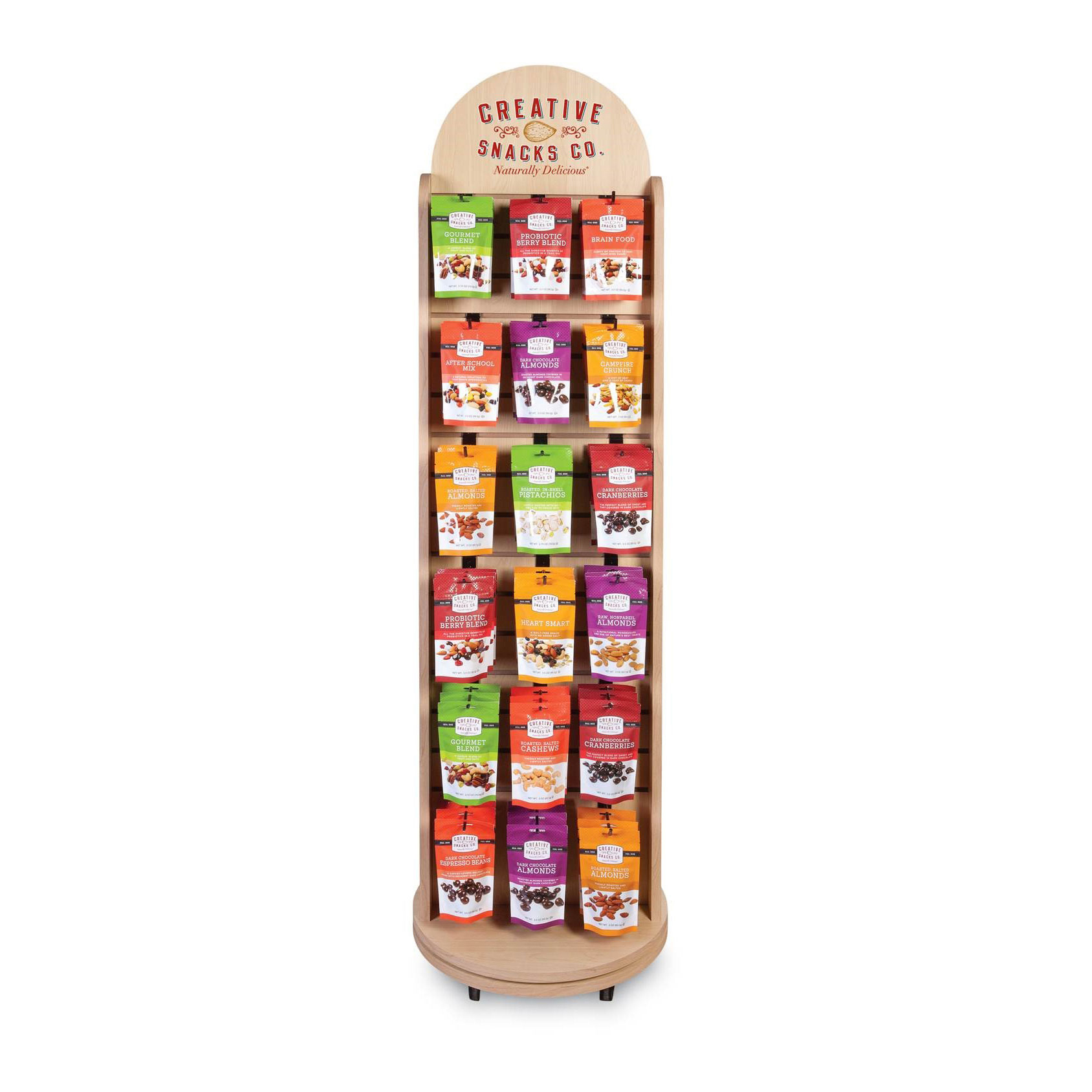 Customized Double-sided Free Standing Wine Rack Wooden Display Stand Demountable Wine Rack Wood for Pub