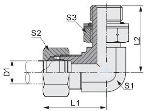 1cg9 Pipe 90 Degree Elbow Pto Tractor Pump Bsp Male Fittings Near Me Hydraulic Adapter Thread Chart