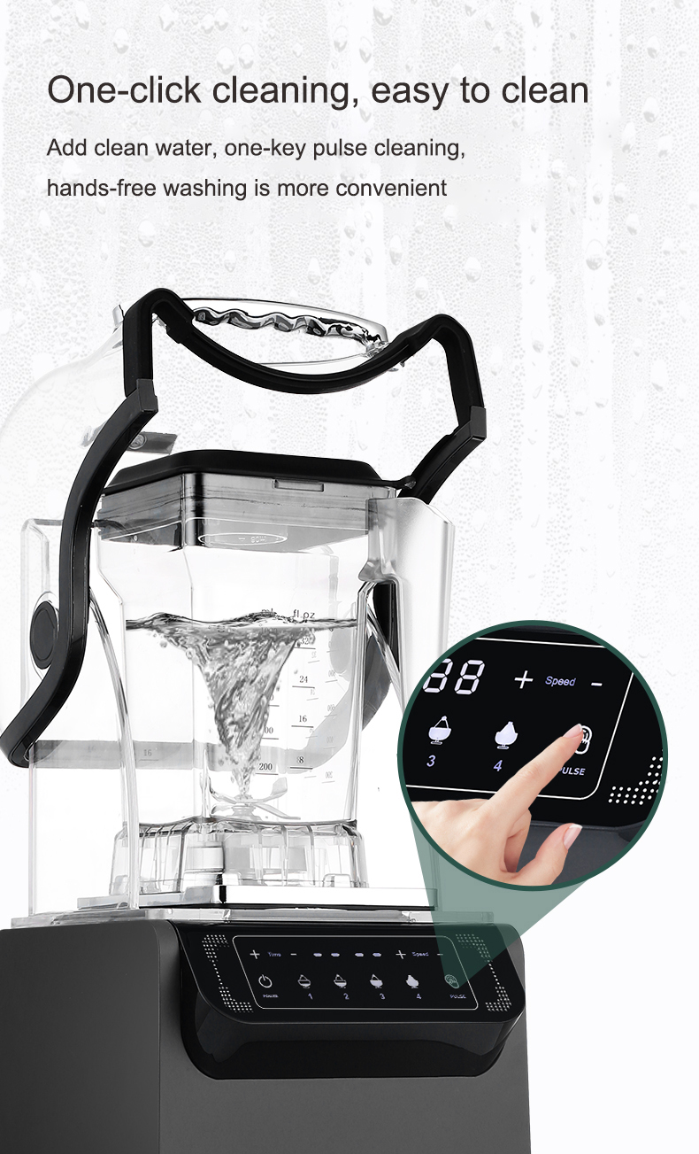 Commercial Ice Crushing Smoothie Blender Summer Multi-Purpose Blender with DIY Loops