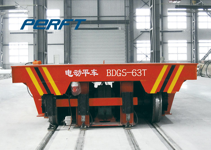 battery powered transfer car for industrial rail flat bed trolley,electric flat carriage for workshop transfer trolley