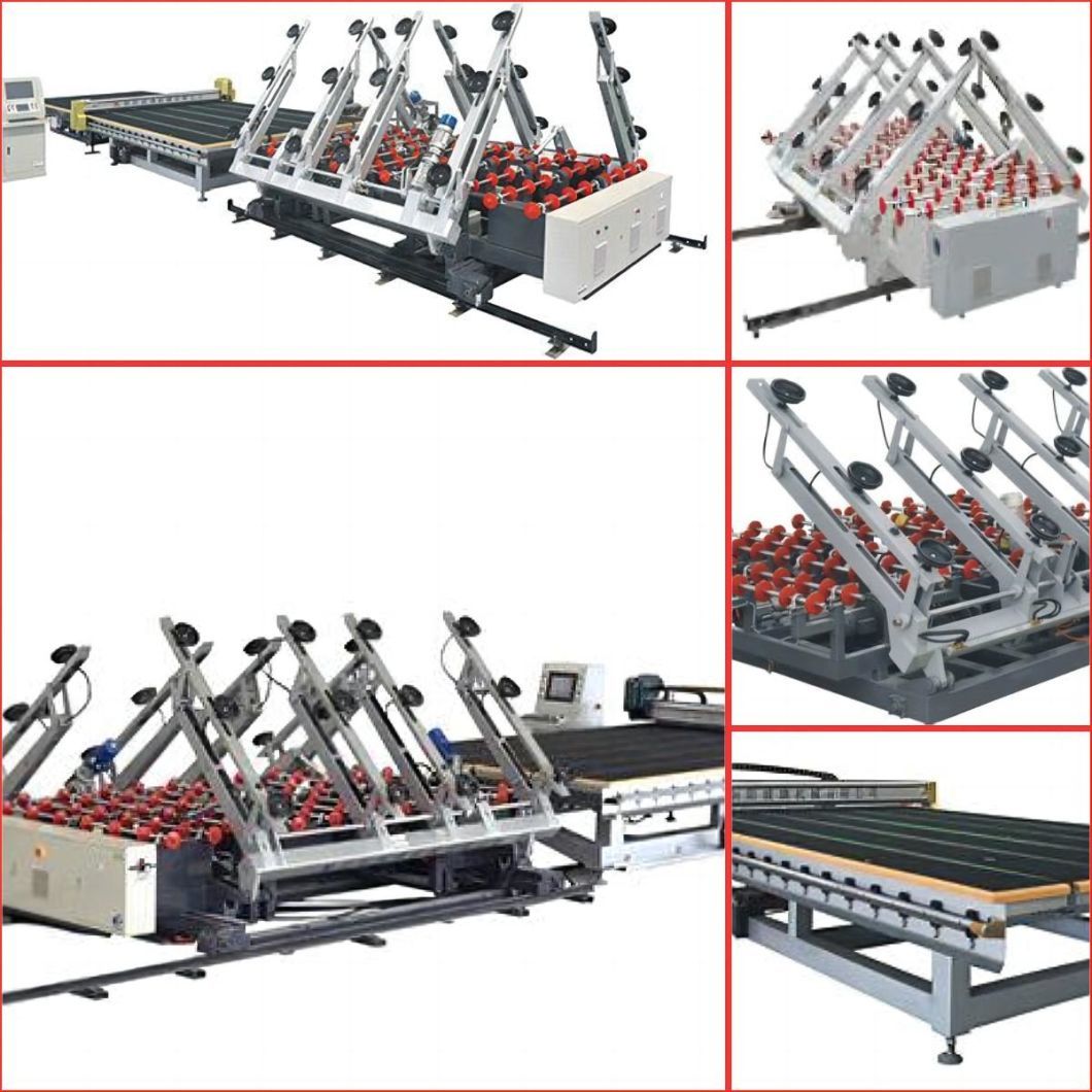Fully Automatic CNC High-Efficiency Glass Cutting and Crushing Line, Double Glass Cutting Line