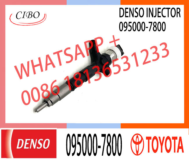 common rail injector 23670-30310 095000-7800 injector for TOYOTA 2KD-FTV, D-4D, TRH2 injector nozzle 23670-30310 095000-