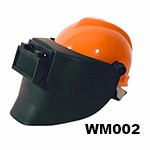 WM-A12 DIN 16 Welding Mask with External Solar Cells PP EN379 Safety Helmet Type