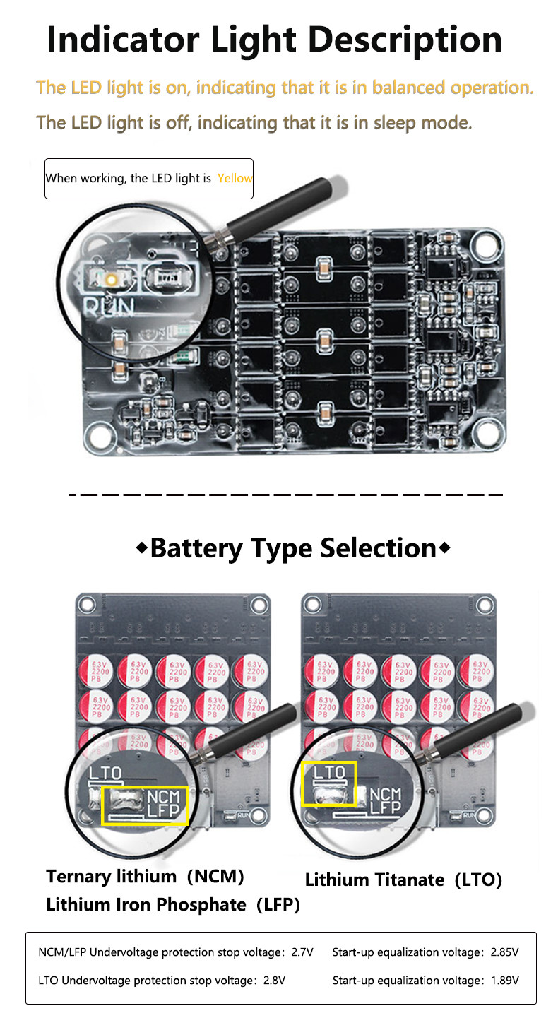 Enerkey Active Balancer Manufacturer 9S-12S 5A Battery Equalizer with Aluminum Shell for Home Storage System