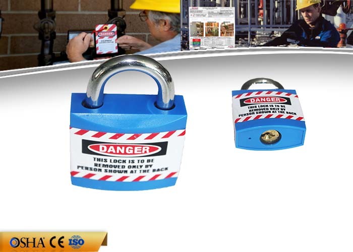 ABS Mini Safety Lockout Padlocks With 20.4 Mm Height 5.4 Mm Thickness Shackle