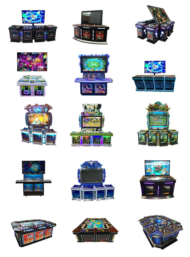 Customized Fish Game Machine gambling With Lcd Monitor 8 Players