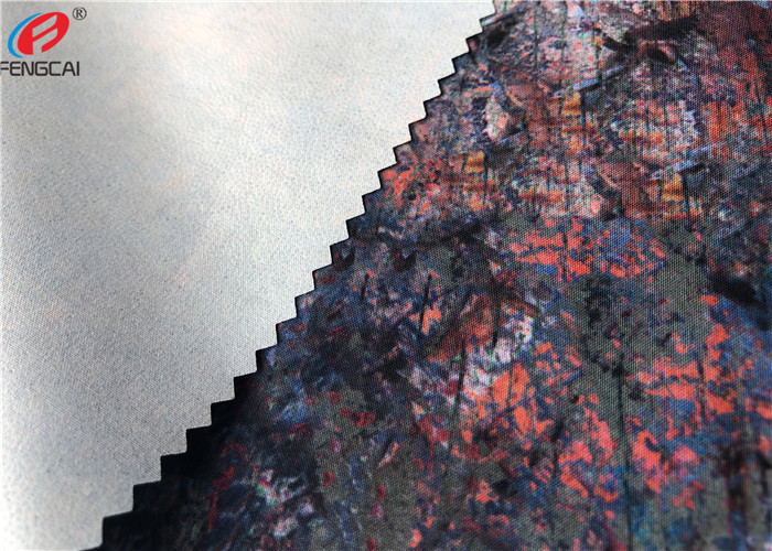 Windproof Laminated TPU Coated Fabric Printed Polyester Spandex Fabric
