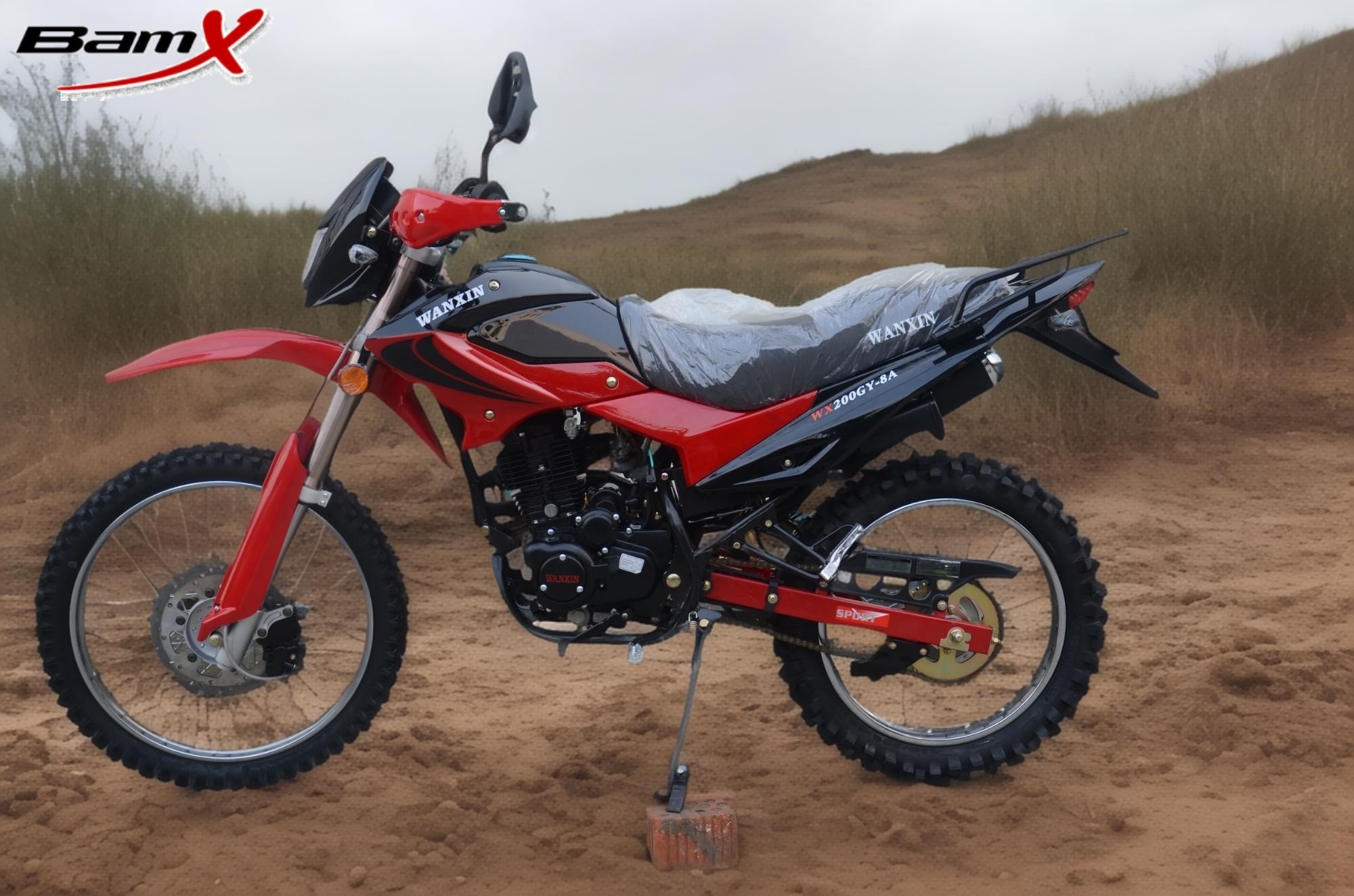 Colored Plastic Enduro Dual Sport Hand Protecter 2.5l 200cc 4 Stroke Dirt Bike