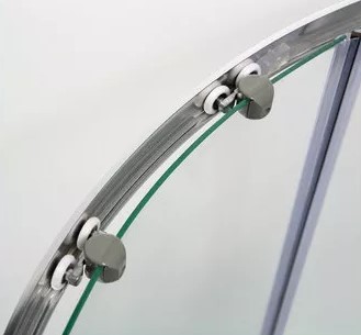 Quadrant Sliding Glass Shower Enclosure Two Fixed Panels One Door