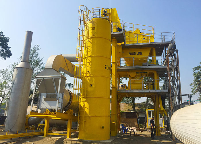 Small Capacity Dynamic 80t/H Drum Mix Asphalt Plant