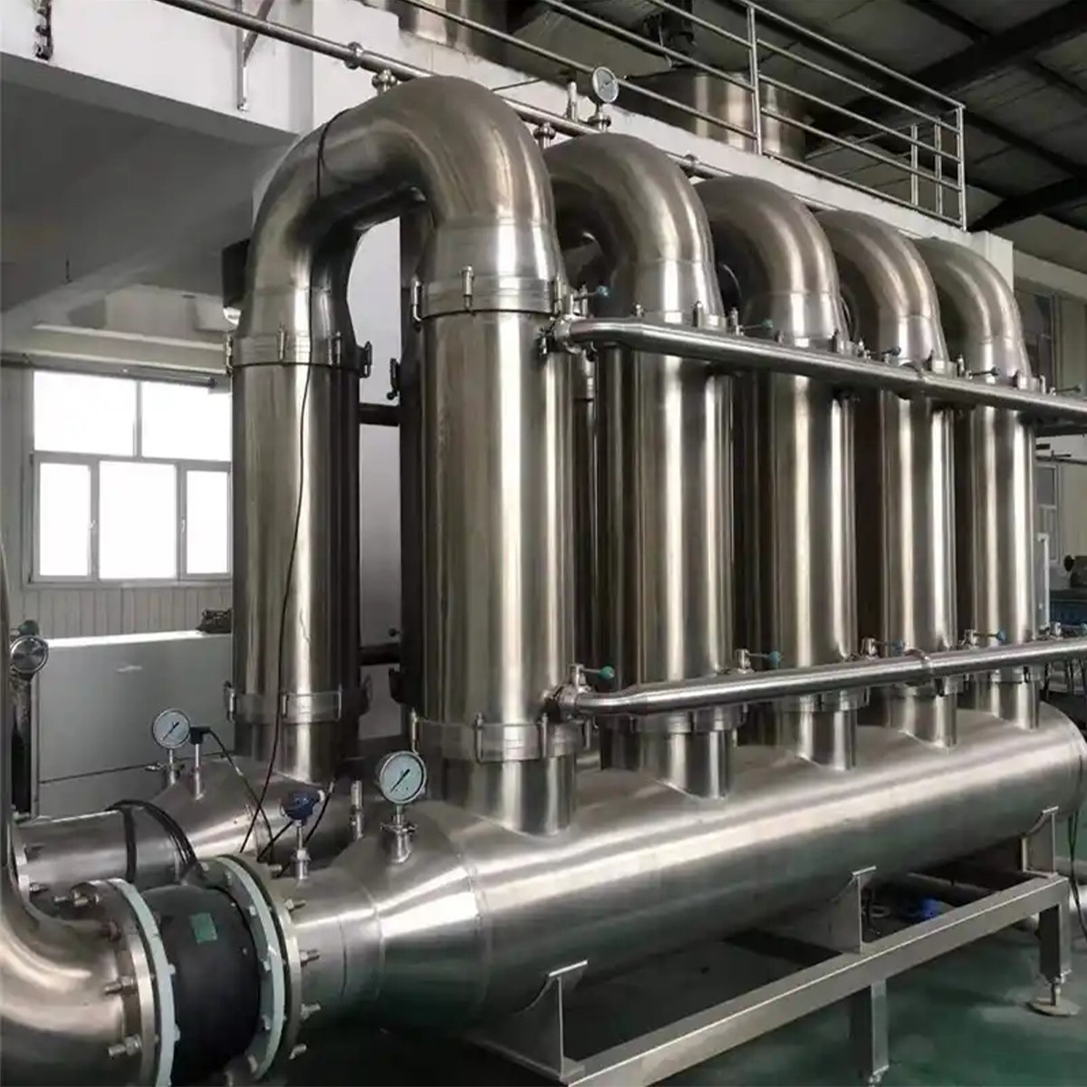External Pressure Tubular Microfiltration for Large Flow and Fast Filtration