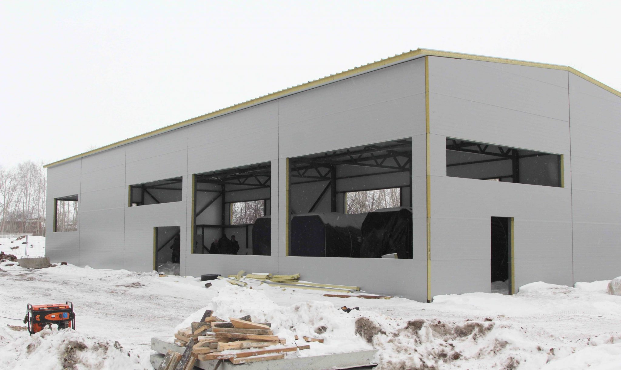 Rockwool Insulated Sandwich Wall Panels For Cold Room And Freezer Construction