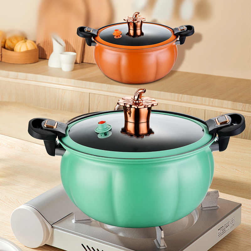 8l Large Capacity Iron Micro Pressure Cooking Pot Maifan Stone Non Stick Coating