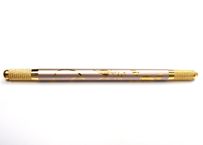 Multi Functional Microblading Eyebrow Tattoo Pen Double Head Alumium Body