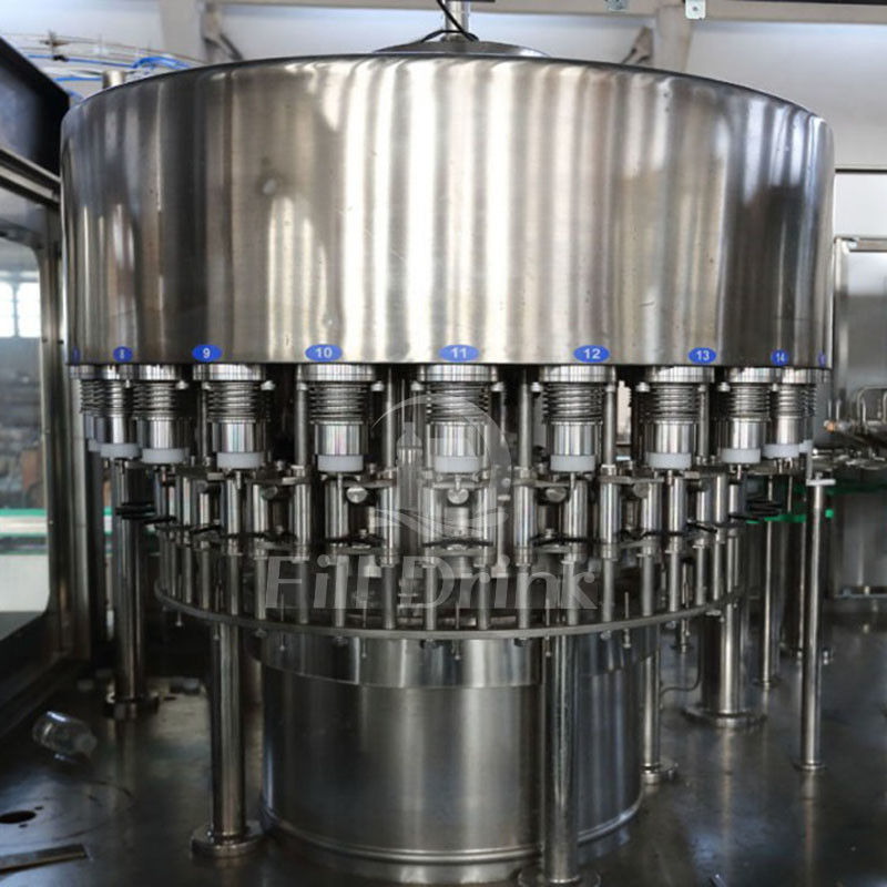 3 In 1 Glass Juice Bottle Filling Machine Small Juice Filling Machine with Aluminium Cap