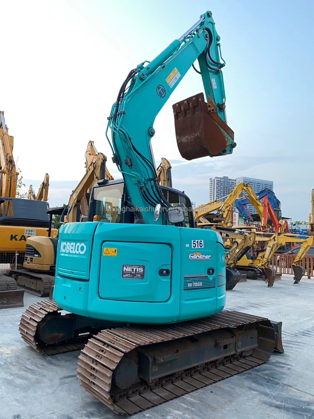Original Hydraulic Pump Used Kobelco SK75-8 Small Excavator with 2600 Working Hours