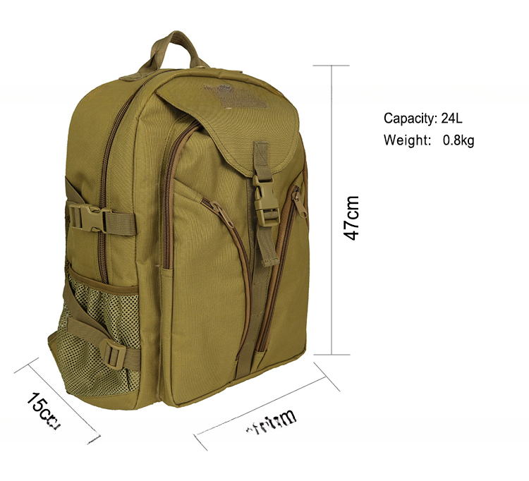Hiking Rucksack with Soft Handle and Waterproof Oxford Material in Multiple Colors