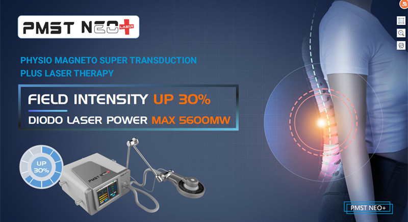 Super Transduction Muscle Pain Relief Electromagnetic Physio With 808 Diode Laser