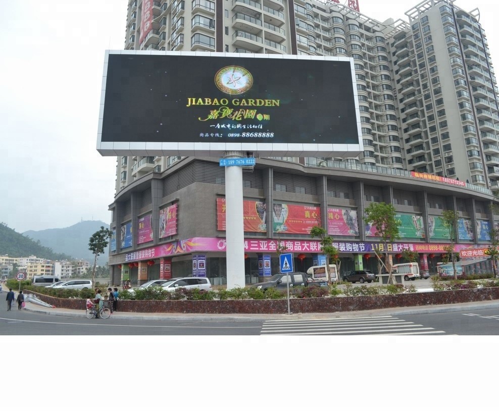 Fixed P10 SMD3528 1800nits Waterproof Led Video Wall