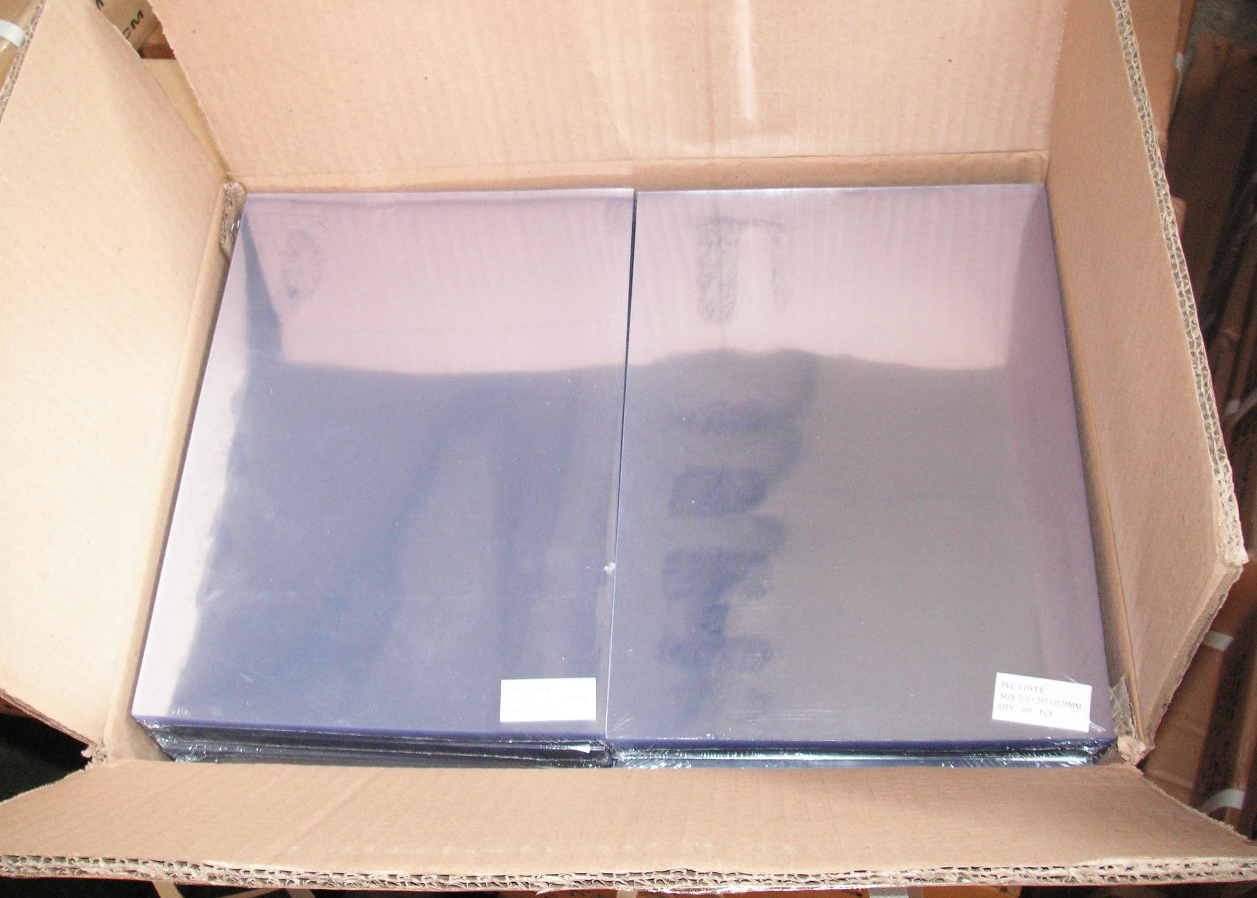 Glossy A4 Transparent 175mic PVC Binding Cover