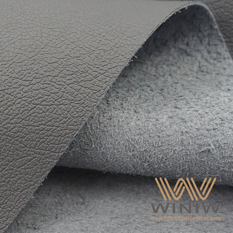 1.2mm PU Automotive Synthetic Leather Seat Fabric Orange Black Brown Color