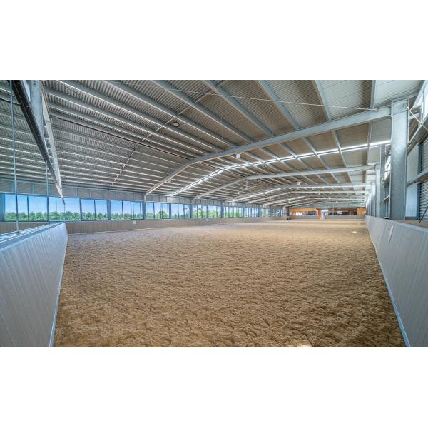 Customizable Prefab H-Beam Steel Farm Building for Racecourse