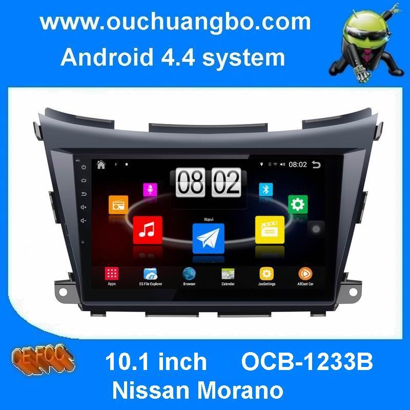 Ouchuangbo For Wholesale 10.1 inch big capacitive touch screen Android 4.4 Nissan Morano with gps radio multimedia
