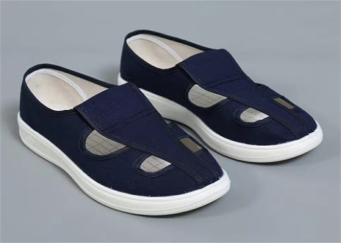 Clean Room ESD Anti-static PU Sole Canvas Shoes