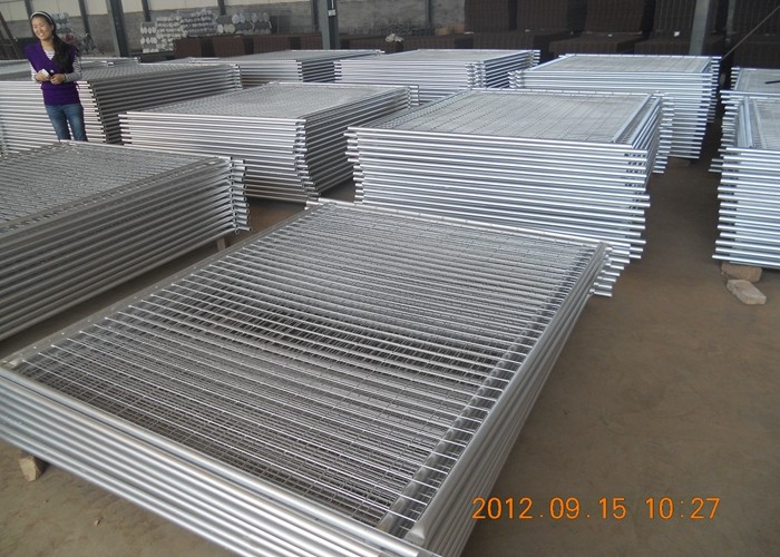 Removable Temporary Fence Panels Hot Dipped Galvanized 42 Microns Australian Standard