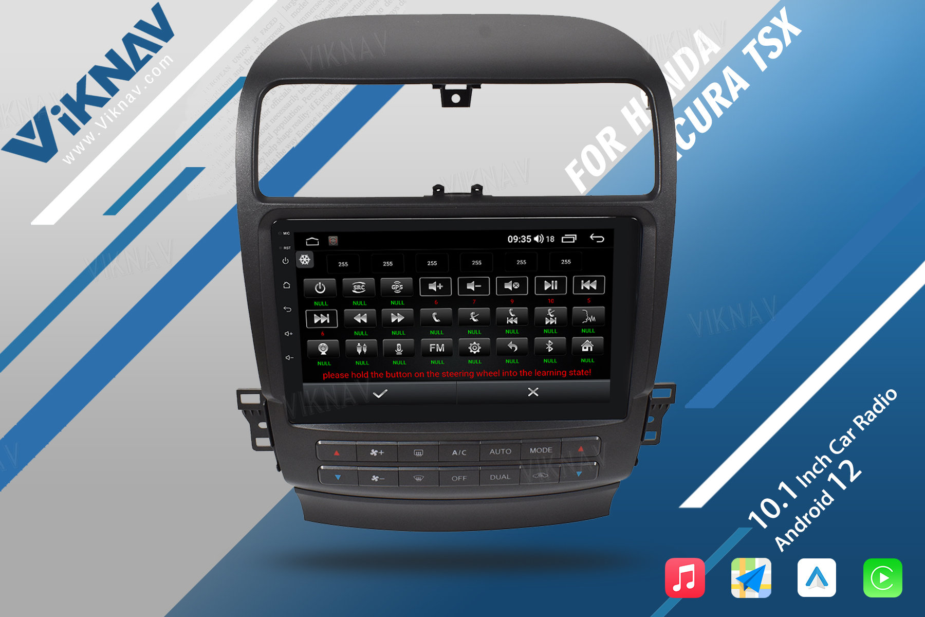 Android 2004-2008 Honda Acura TSX Car Stereo Radio Tesla Screen 8GB