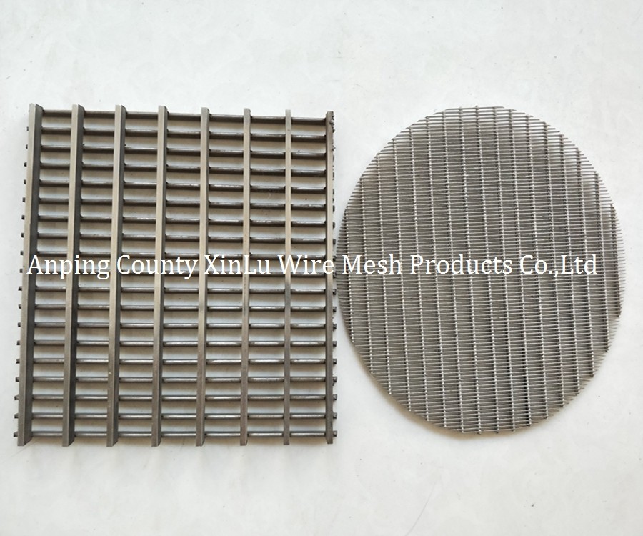 Customizable Wire Wrapped Sceen Panel 0.4-3m Width 1m Length 3.0x10mm Support Wire