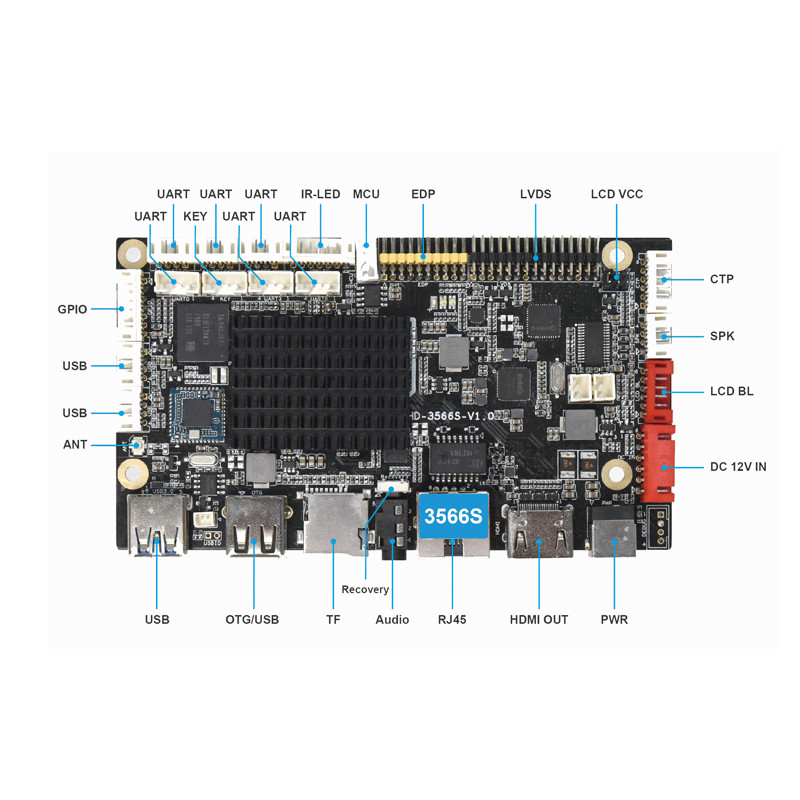 Universal Digital Signage Components HD-3566S LCD Android Motherboard