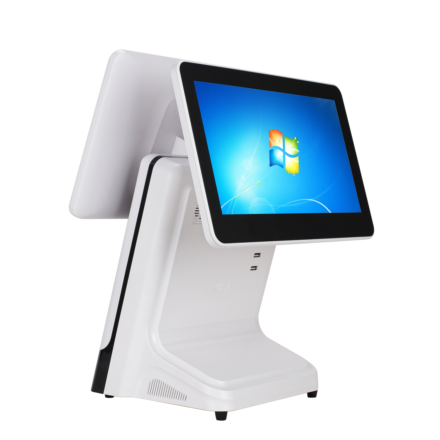 Small Retail Store Fast Food Cafe Payment Kiosk with 15.6'' Display and 4/8/16GB SSD
