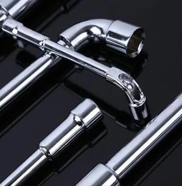 Imperial Fixed End Socket Wrench L Style Angled Socket Wrench Universal Keys Hand Tool