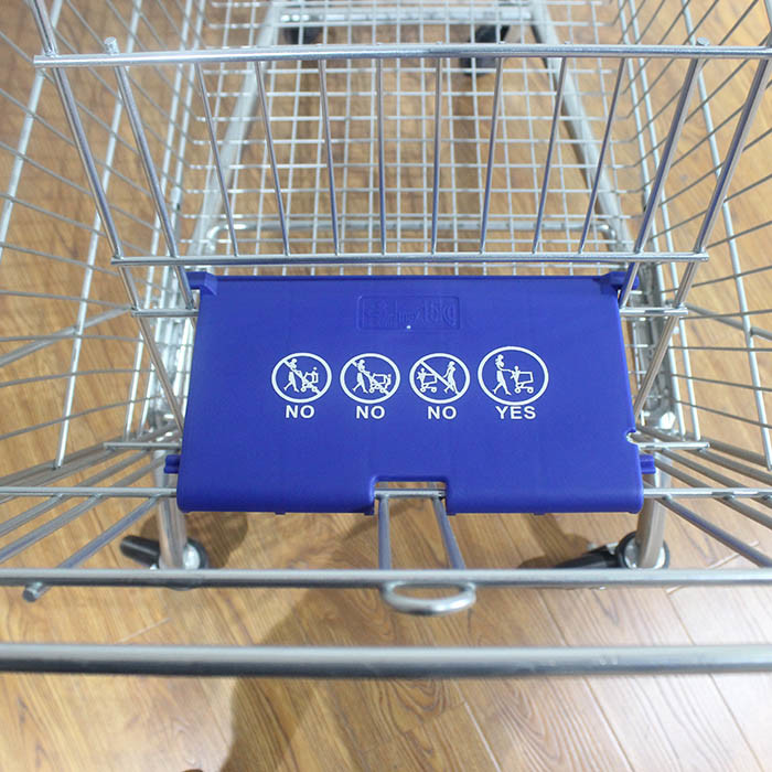 240L Convenience Store Galvanized European Market Supermarket Shopping Trolley