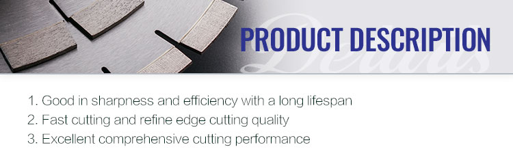 Cutting Result 1/8IN 350MM 450MM 500MM Diamond Horizontal Saw Blade for Marble