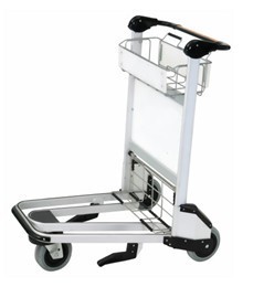 BSCI approved Brake Airport Luggage Trolley, Airport Trolley Airport Passenger Baggage Luggage Shopping Cart Trolley
