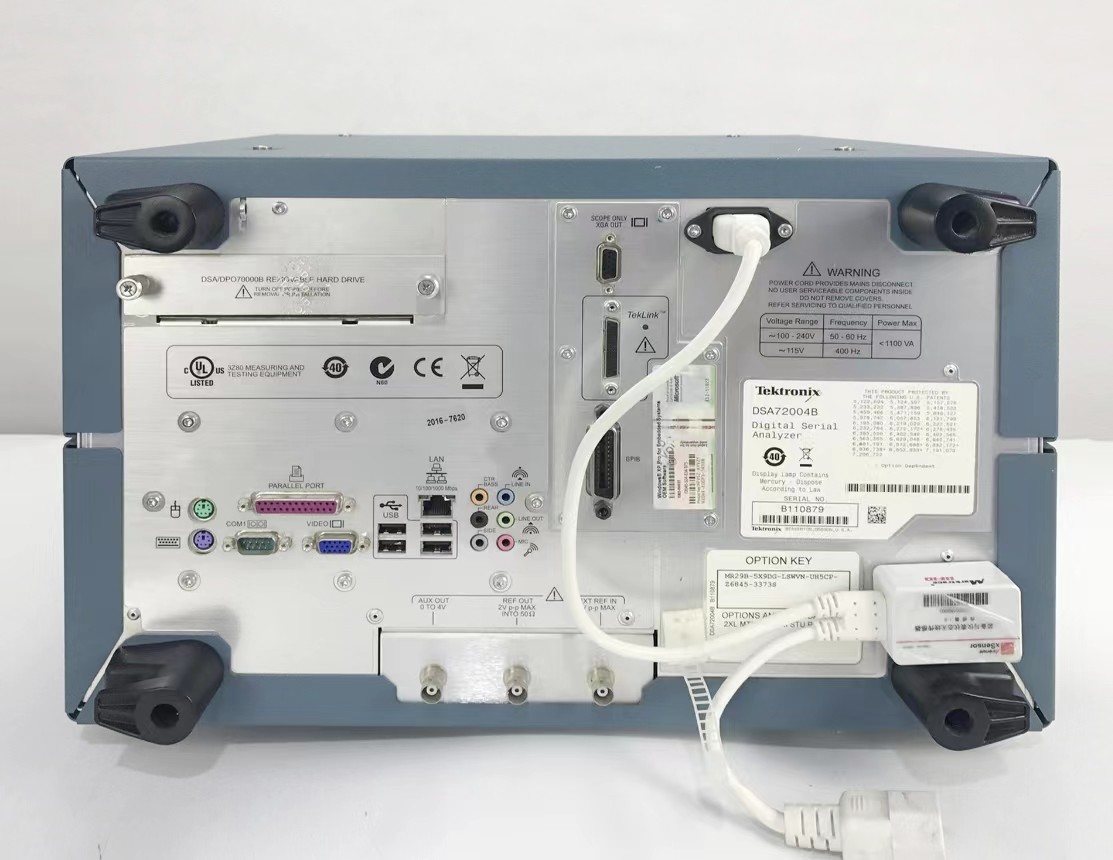Tektronix DSA72004B Oscilloscope 20 GHz 4 Ch 50 GS/S Integrated Digital Serial Analyzer