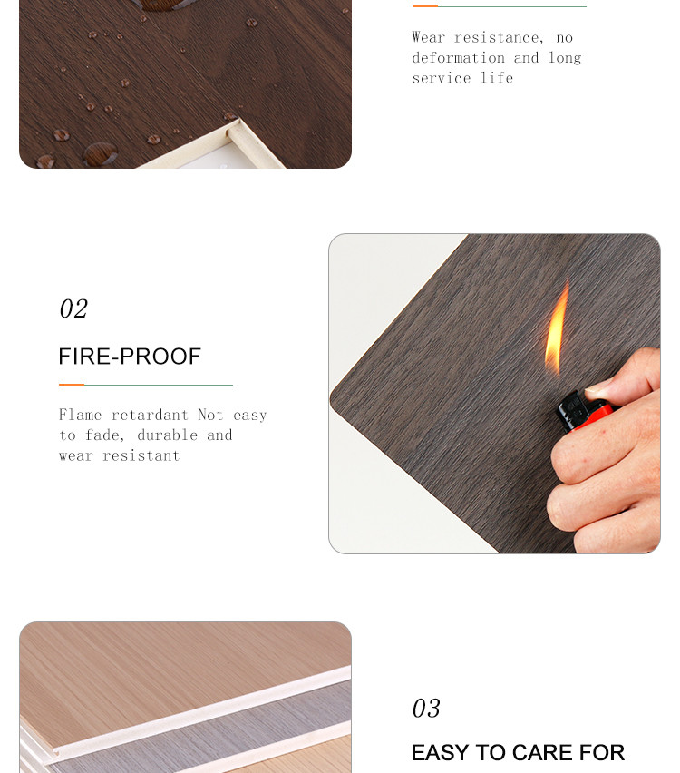 Office Indoor WPC Slotted Wood Veneer Wall Panel Moisture Proof