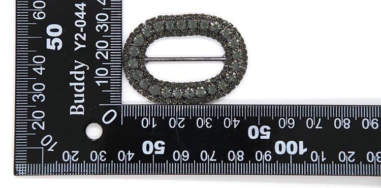 Crystal Metal Pin Shoes Decoration Accessories 45mm*33mm Fashion Style