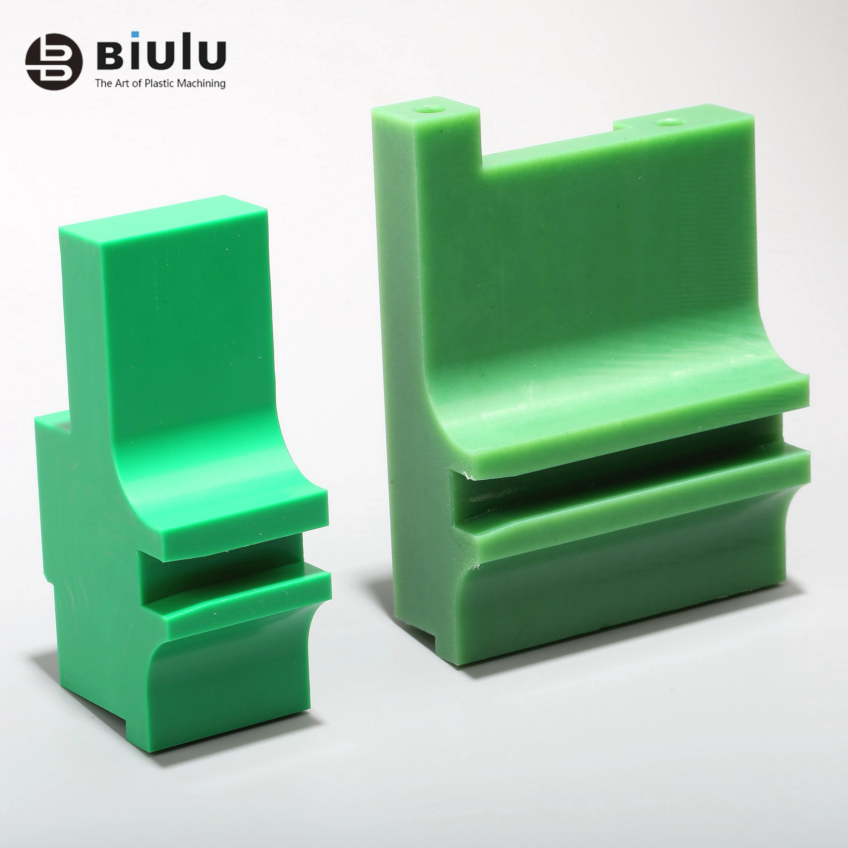 PE / UPE / UHMW Parts Engineer Plastic Machining Lightweight For Industry