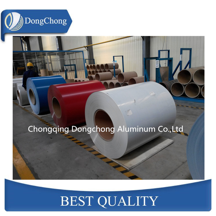 Coloured 1050 Aluminium Alloy Sheet Roofing , 1060 White Painted Aluminium Sheet
