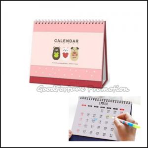 Buy cheap customed logo 8 promotional coloured printed calendar gift product